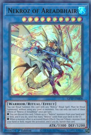 Nekroz of Areadbhair (GFTP-EN008) - Ghosts From the Past 1st Edition Ghosts From the Past Yugioh Single Squirtle Squad Card Shop.