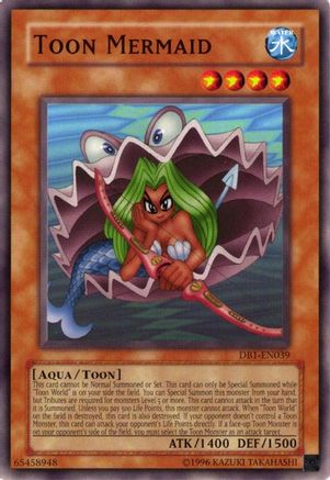 Toon Mermaid (DB1-EN039) - Dark Beginning 1 Unlimited Dark Beginning 1 Yugioh Single Squirtle Squad Card Shop.