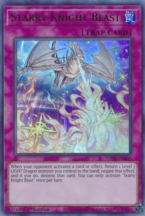 Starry Knight Blast (GFTP-EN035) - Ghosts From the Past 1st Edition Ghosts From the Past Yugioh Single Squirtle Squad Card Shop.