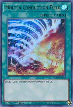 Molten Conduction Field (GFTP-EN048) - Ghosts From the Past 1st Edition Ghosts From the Past Yugioh Single Squirtle Squad Card Shop.