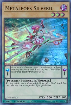 Metalfoes Silverd (GFTP-EN101) - Ghosts From the Past 1st Edition Ghosts From the Past Yugioh Single Squirtle Squad Card Shop.