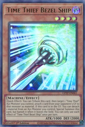 Time Thief Bezel Ship (GFTP-EN061) - Ghosts From the Past 1st Edition Ghosts From the Past Yugioh Single Squirtle Squad Card Shop.