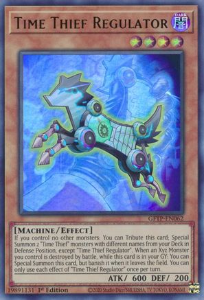 Time Thief Regulator (GFTP-EN062) - Ghosts From the Past 1st Edition Ghosts From the Past Yugioh Single Squirtle Squad Card Shop.