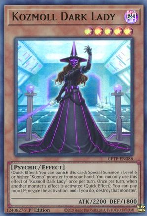 Kozmoll Dark Lady (GFTP-EN086) - Ghosts From the Past 1st Edition Ghosts From the Past Yugioh Single Squirtle Squad Card Shop.