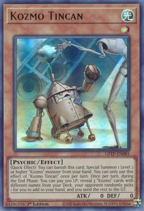 Kozmo Tincan (GFTP-EN085) - Ghosts From the Past 1st Edition Ghosts From the Past Yugioh Single Squirtle Squad Card Shop.