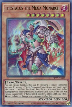 Thestalos the Mega Monarch (GFTP-EN082) - Ghosts From the Past 1st Edition Ghosts From the Past Yugioh Single Squirtle Squad Card Shop.