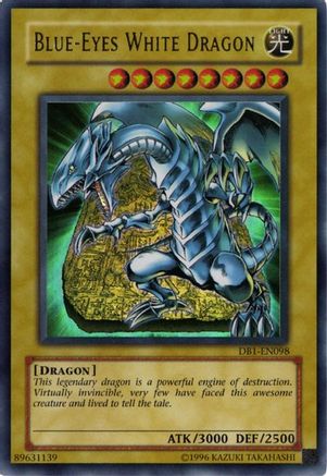 Blue-Eyes White Dragon (DB1-EN098) - Dark Beginning 1 Unlimited Dark Beginning 1 Yugioh Single Squirtle Squad Card Shop.