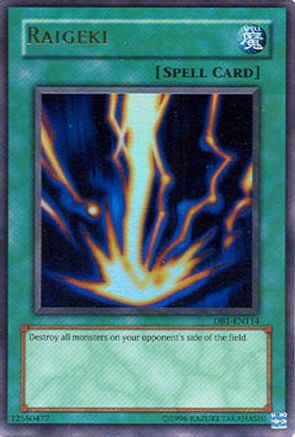 Raigeki (DB1-EN114) - Dark Beginning 1 Unlimited Dark Beginning 1 Yugioh Single Squirtle Squad Card Shop.