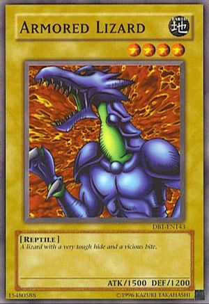 Armored Lizard (DB1-EN143) - Dark Beginning 1 Unlimited Dark Beginning 1 Yugioh Single Squirtle Squad Card Shop.