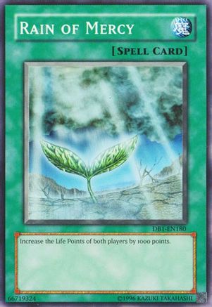 Rain of Mercy (DB1-EN180) - Dark Beginning 1 Unlimited Dark Beginning 1 Yugioh Single Squirtle Squad Card Shop.