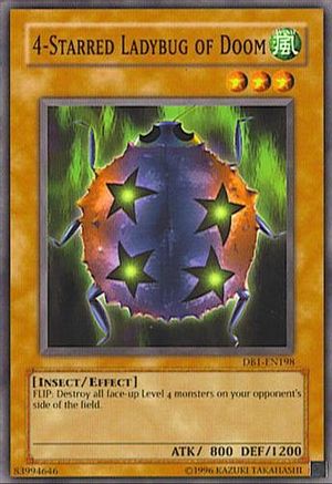 4-Starred Ladybug of Doom (DB1-EN198) - Dark Beginning 1 Unlimited Dark Beginning 1 Yugioh Single Squirtle Squad Card Shop.