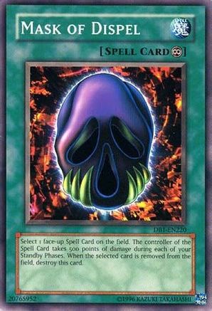 Mask of Dispel (DB1-EN220) - Dark Beginning 1 Unlimited Dark Beginning 1 Yugioh Single Squirtle Squad Card Shop.
