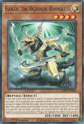 Flogos, the Ogdoadic Boundless (ANGU-EN003) - Ancient Guardians 1st Edition Ancient Guardians Yugioh Single Squirtle Squad Card Shop.