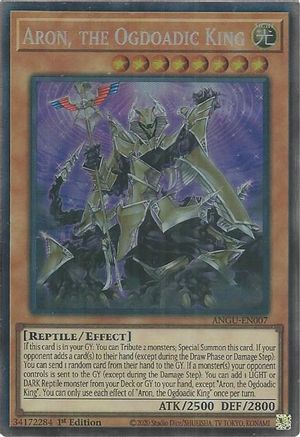 Aron, the Ogdoadic King (CR) (ANGU-EN007) - Ancient Guardians 1st Edition Ancient Guardians Yugioh Single Squirtle Squad Card Shop.