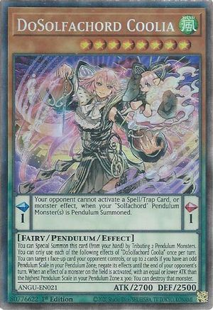 DoSolfachord Coolia (CR) (ANGU-EN021) - Ancient Guardians 1st Edition Ancient Guardians Yugioh Single Squirtle Squad Card Shop.