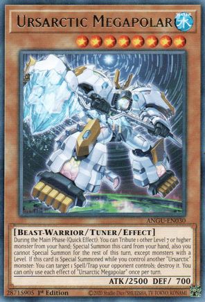 Ursarctic Megapolar (ANGU-EN030) - Ancient Guardians 1st Edition Ancient Guardians Yugioh Single Squirtle Squad Card Shop.