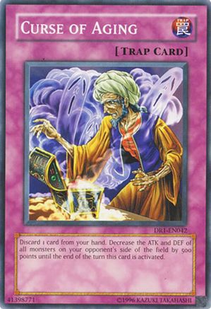 Curse of Aging (DR1-EN042) - Dark Revelation Volume 1 Unlimited Dark Revelation Volume 1 Yugioh Single Squirtle Squad Card Shop.