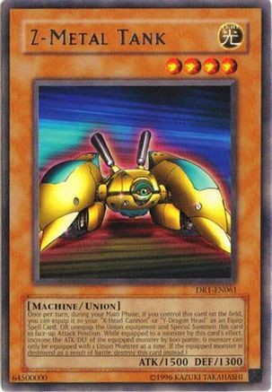 Z-Metal Tank (DR1-EN061) - Dark Revelation Volume 1 Unlimited Dark Revelation Volume 1 Yugioh Single Squirtle Squad Card Shop.