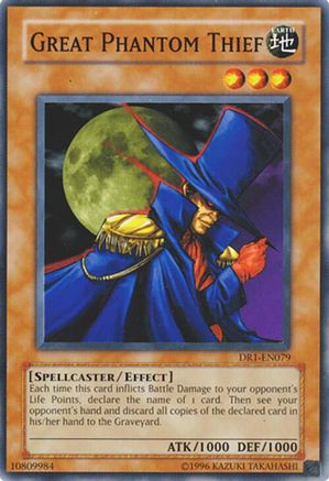 Great Phantom Thief (DR1-EN079) - Dark Revelation Volume 1 Unlimited Dark Revelation Volume 1 Yugioh Single Squirtle Squad Card Shop.