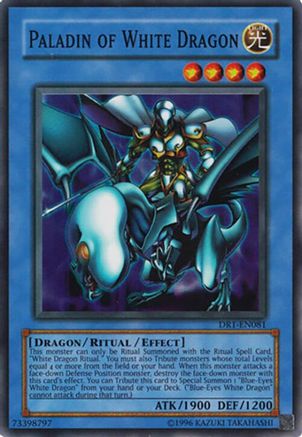 Paladin of White Dragon (DR1-EN081) - Dark Revelation Volume 1 Unlimited Dark Revelation Volume 1 Yugioh Single Squirtle Squad Card Shop.