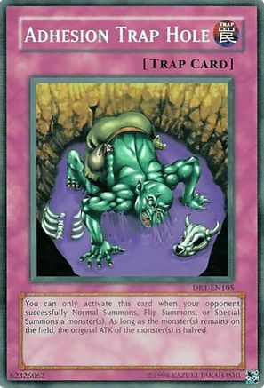 Adhesion Trap Hole (DR1-EN105) - Dark Revelation Volume 1 Unlimited Dark Revelation Volume 1 Yugioh Single Squirtle Squad Card Shop.