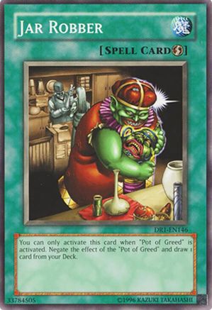 Jar Robber (DR1-EN146) - Dark Revelation Volume 1 Unlimited Dark Revelation Volume 1 Yugioh Single Squirtle Squad Card Shop.