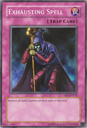 Exhausting Spell (DR1-EN153) - Dark Revelation Volume 1 Unlimited Dark Revelation Volume 1 Yugioh Single Squirtle Squad Card Shop.