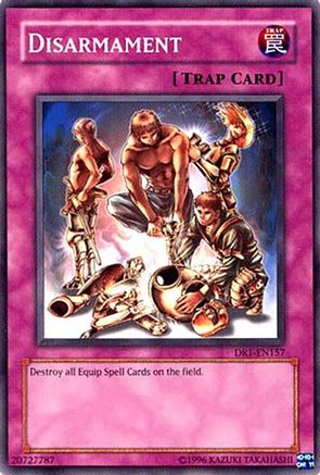 Disarmament (DR1-EN157) - Dark Revelation Volume 1 Unlimited Dark Revelation Volume 1 Yugioh Single Squirtle Squad Card Shop.