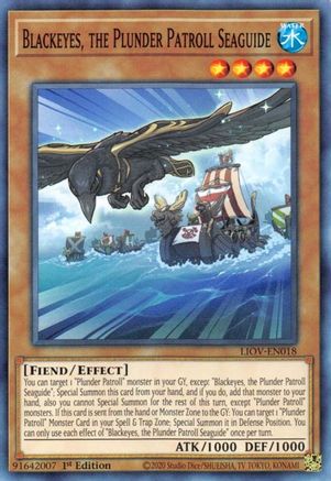 Blackeyes, the Plunder Patroll Seaguide (LIOV-EN018) - Lightning Overdrive 1st Edition Lightning Overdrive Yugioh Single Squirtle Squad Card Shop.