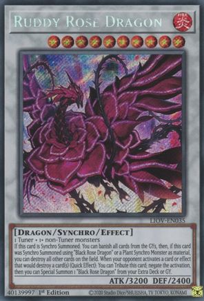 Ruddy Rose Dragon (LIOV-EN035) - Lightning Overdrive 1st Edition Lightning Overdrive Yugioh Single Squirtle Squad Card Shop.