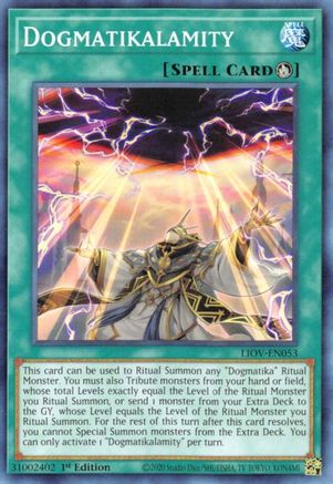 Dogmatikalamity (LIOV-EN053) - Lightning Overdrive 1st Edition Lightning Overdrive Yugioh Single Squirtle Squad Card Shop.