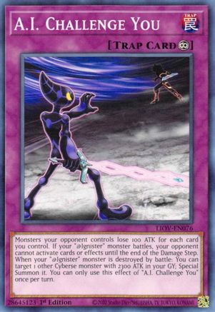 A.I. Challenge You (LIOV-EN076) - Lightning Overdrive 1st Edition Lightning Overdrive Yugioh Single Squirtle Squad Card Shop.