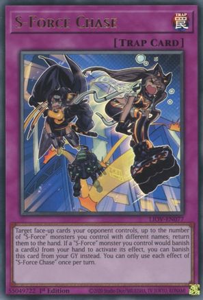 S-Force Chase (LIOV-EN077) - Lightning Overdrive 1st Edition Lightning Overdrive Yugioh Single Squirtle Squad Card Shop.