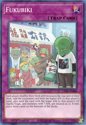 Fukubiki (LIOV-EN080) - Lightning Overdrive 1st Edition Lightning Overdrive Yugioh Single Squirtle Squad Card Shop.
