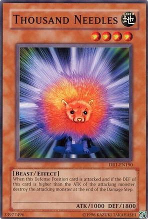 Thousand Needles (DR1-EN190) - Dark Revelation Volume 1 Unlimited Dark Revelation Volume 1 Yugioh Single Squirtle Squad Card Shop.