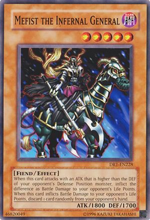 Mefist the Infernal General (DR1-EN228) - Dark Revelation Volume 1 Unlimited Dark Revelation Volume 1 Yugioh Single Squirtle Squad Card Shop.