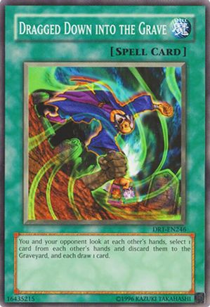 Dragged Down into the Grave (DR1-EN246) - Dark Revelation Volume 1 Unlimited Dark Revelation Volume 1 Yugioh Single Squirtle Squad Card Shop.