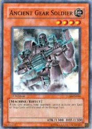 Ancient Gear Soldier (TLM-EN008) - The Lost Millennium Unlimited The Lost Millennium Yugioh Single Squirtle Squad Card Shop.