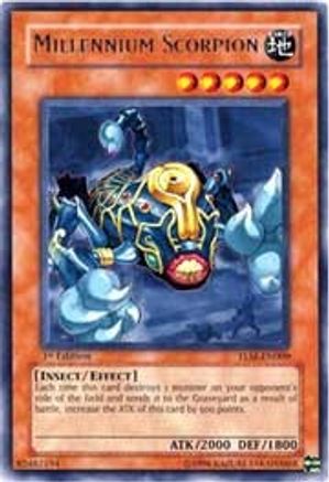 Millennium Scorpion (TLM-EN009) - The Lost Millennium Unlimited The Lost Millennium Yugioh Single Squirtle Squad Card Shop.