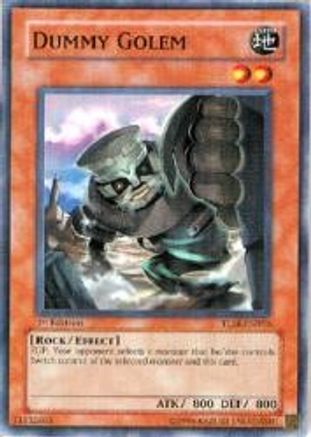 Dummy Golem (TLM-EN016) - The Lost Millennium 1st Edition The Lost Millennium Yugioh Single Squirtle Squad Card Shop.
