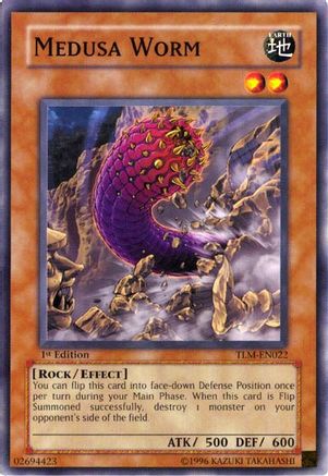 Medusa Worm (TLM-EN022) - The Lost Millennium 1st Edition The Lost Millennium Yugioh Single Squirtle Squad Card Shop.