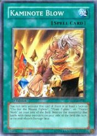Kaminote Blow (TLM-EN042) - The Lost Millennium Unlimited The Lost Millennium Yugioh Single Squirtle Squad Card Shop.