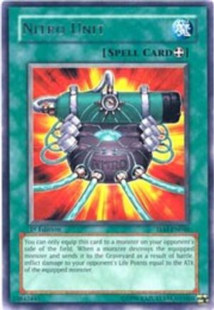 Nitro Unit (TLM-EN046) - The Lost Millennium 1st Edition The Lost Millennium Yugioh Single Squirtle Squad Card Shop.