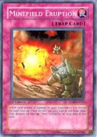Minefield Eruption (TLM-EN051) - The Lost Millennium 1st Edition The Lost Millennium Yugioh Single Squirtle Squad Card Shop.