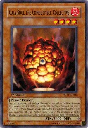 Gaia Soul the Combustible Collective (SD3-EN012) - Structure Deck: Blaze of Destruction 1st Edition Structure Deck: Blaze of Destruction Yugioh Single Squirtle Squad Card Shop.