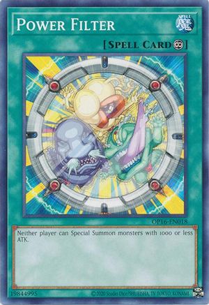 Power Filter (OP16-EN018) - OTS Tournament Pack 16 Unlimited OTS Tournament Pack 16 Yugioh Single Squirtle Squad Card Shop.