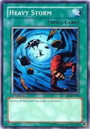 Heavy Storm (SD4-EN019) - Structure Deck: Fury from the Deep 1st Edition Structure Deck: Fury from the Deep Yugioh Single Squirtle Squad Card Shop.