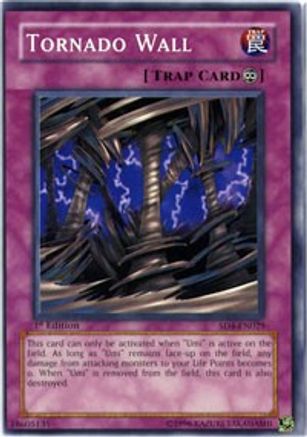 Tornado Wall (SD4-EN029) - Structure Deck: Fury from the Deep 1st Edition Structure Deck: Fury from the Deep Yugioh Single Squirtle Squad Card Shop.