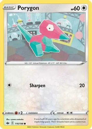 Porygon 116 SWSH06 Chilling Reign - Common