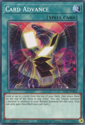Card Advance (EGS1-EN029) - Egyptian God Deck: Slifer the Sky Dragon 1st Edition Egyptian God Deck: Slifer the Sky Dragon Yugioh Single Squirtle Squad Card Shop.